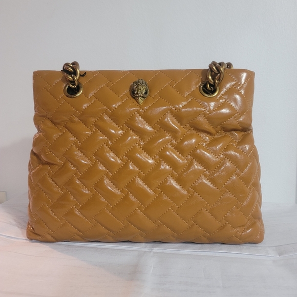 Kensington Quilted Leather Brown Tote Kurt Geiger London bag - Picture 9 of 16